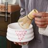 [Matcha] Set, Tea Ceremony Set, 4-Piece Beginner Kit (Matcha Bowl, Tea Whisk, Tea Scoop, Whisk Holder)