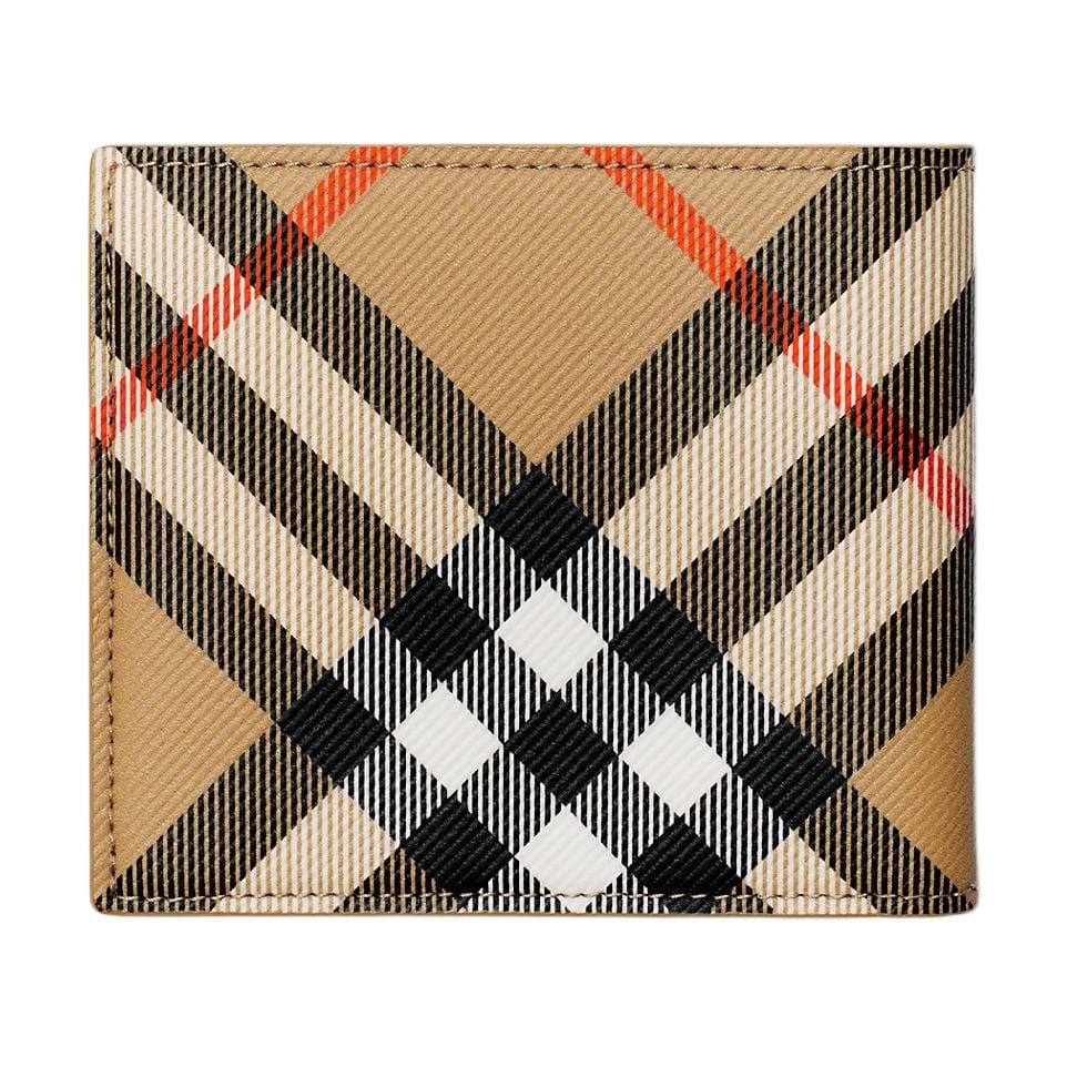 Burberry Cotton Blend Wallet Women's Sand 80919261