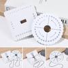Square Rope Knot Bracelet Knitting Woven Board Disk Braiding Cord Disks Apparel Sewing Tray Braided