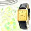 [New Battery] SEIKO Men's Watch Gold Rectangular 5P31-5330 070212 New Belt