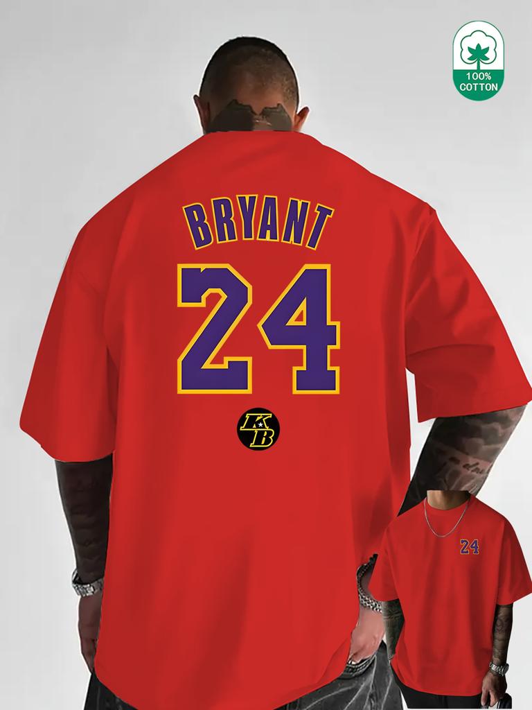 Red Unisex Cotton TShirt Athletic Style Gym Muscle Fit Casual Fashion