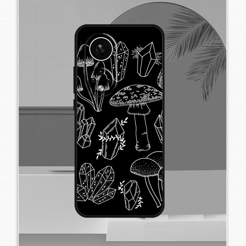 Коттеджкор Магический Гриб Лягушка Луна Чехол Для Honor Magic 7 Lite 5 6 8 Pro Honor 200 400 X9c X9b X9a X8b X8a X8c 50 70 90 Обложка