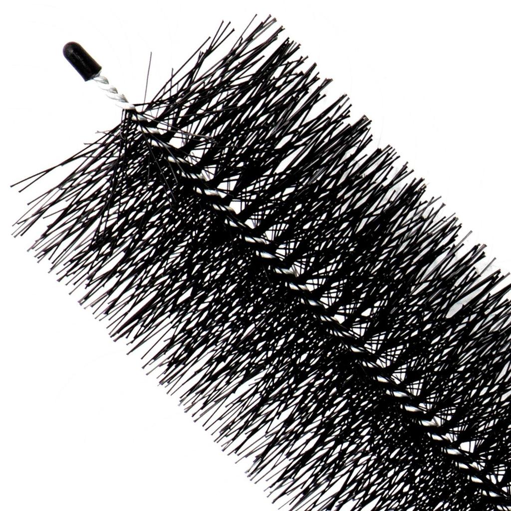 Gutter Guard Brush With 15 FT Length Bristle, 4.33\"(Dia) Gutter Brush Leaf Guard Fit for 5 Inches Gutter, Galvanized Steel Wire Gutter Brush, No