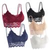 Plus Size Lace Strapless Bandeau Camisole with Chest Pads Anti-Exposure
