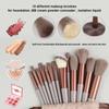 13PCS Soft Makeup Brushes Set Cosmetics Kit Foundation Blush Powder Eyeshadow Kabuki Blending Make Up Brush Women Beauty Tools