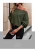 Autumn/Winter Women's Off-Shoulder Loose Casual Long Sleeve Sweatshirt