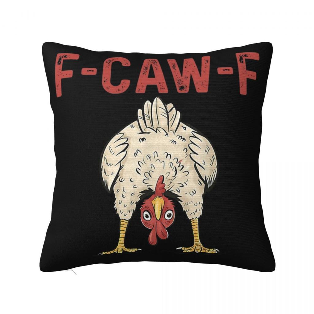 Смешные F-Caw-F Куриные Наволочки FCAWF Наволочка для Подушки Чехлы на Подушки Декор для Гостиной На Молнии Разные Размеры