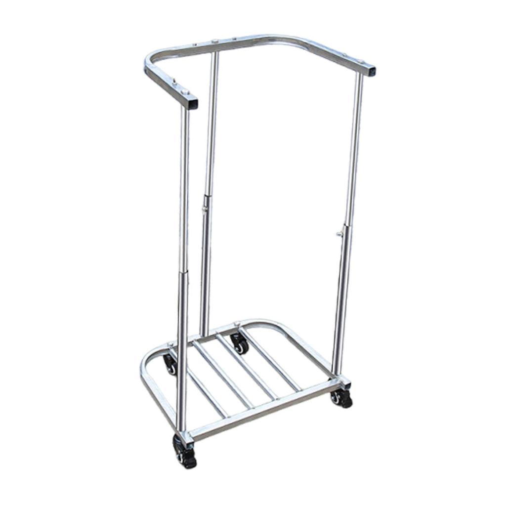 Steel Trash Bag Holder Stand Portable Frame for Garden Leaf Collection Outdoor Garage Laundry