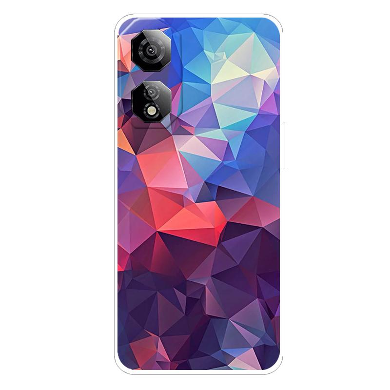 Для ZTE Nubia Neo 2 5G Чехол Фэнтези Градиент Прозрачный Корпус Телефона Для Nubia Neo2 5G Z2352N Мягкая Противоударная Задняя Крышка Funda