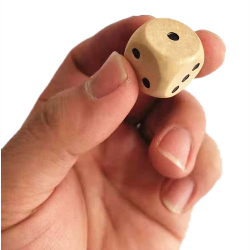 Game Playing Games Board Games Round Corner Square Point Dice Wooden Dice D6 Dice 6 Sided Dice