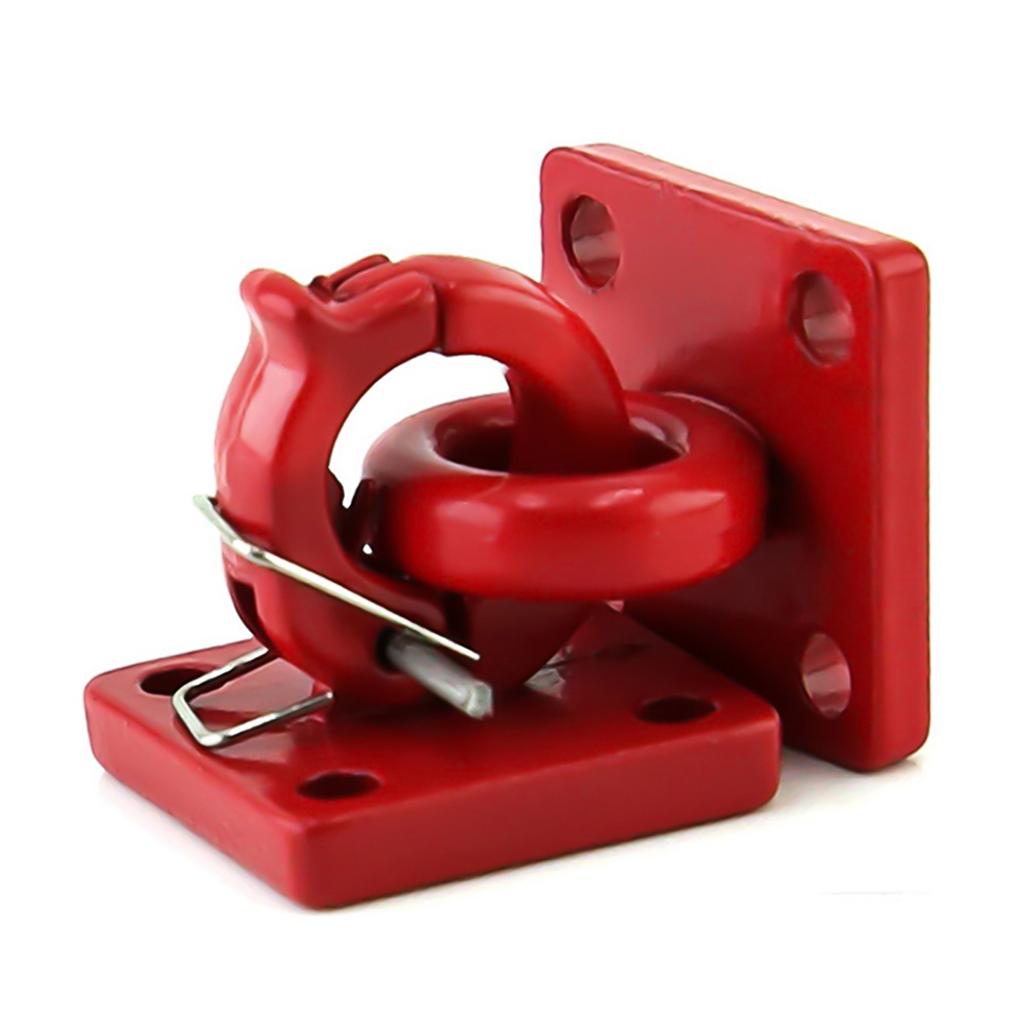 Metal Trailer Buckle, Simulation Trailer Tow Lock Shackle Bracket Set Replacement for Traxxas TRX4