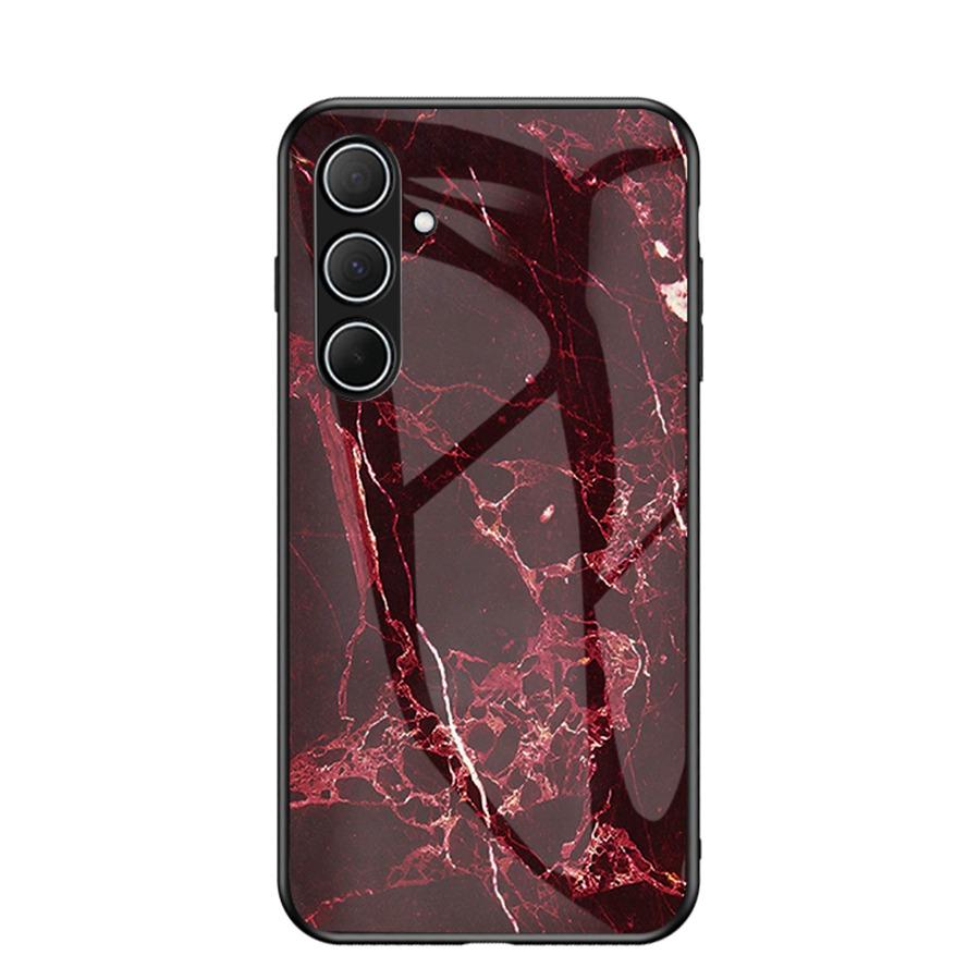 Мраморный закаленный стеклянный чехол для телефона для Samsung Galaxy A15 A17 A56 S25 S23 A26 A36 A16 A25 A32 A52 A14 A34 A54 A24 A13 A73 A53 A33 A23 A35 A55 5G