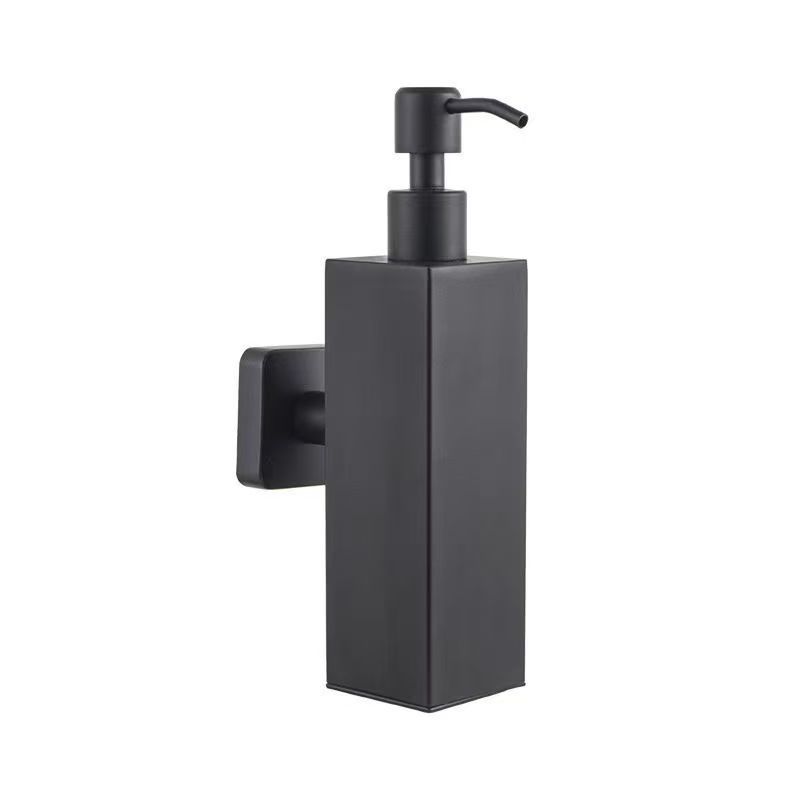 Stainless Steel Hand Sanitizer Bottle Liquid Soap Dispensers Shower Gel Hanging Bottle Punch Wall-mounted Bottle