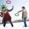 Christmas Party Inflatable Ring Toss Game Xmas Tree Shaped Headband Ring Toss Toy Holiday Party Favors for Adults And Kids
