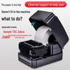 Hand-Crank Label Printer with Self-Adhesive Thermal Paper for Clothing Tags