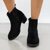 Женские ботильоны на платформе, женские ботильоны, осенняя мода, элегантные, искусственные, элегантные, лаконичные, однотонные, ботильоны на высоком каблуке