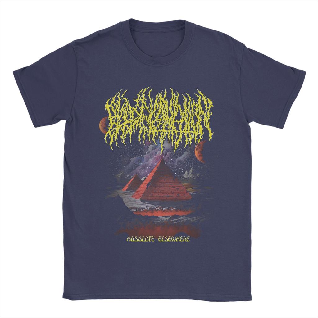Повседневные футболки с пирамидой Blood Incantation для мужчин, с круглым вырезом, из чистого хлопка, с коротким рукавом, летние топы
