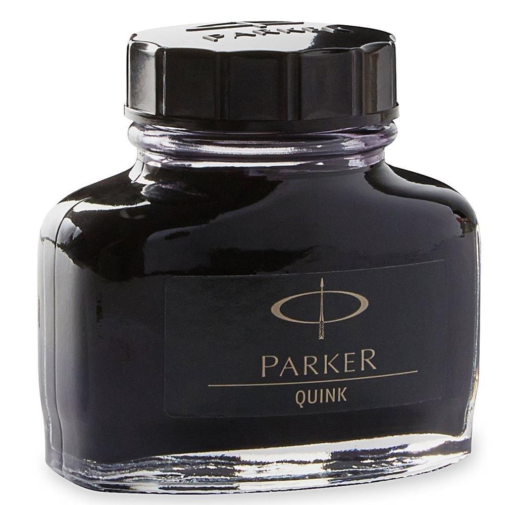 PARKER Чернила Quink Черные в бутылке S1162110 57мл Импортные (Подлинный продукт)
