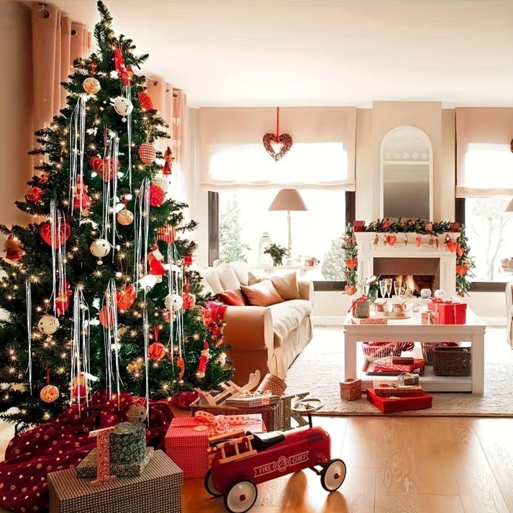 5000 шт 47 см красочные шелковые украшения ослепительные рождественские сосульки мишура набор для украшения лестницы