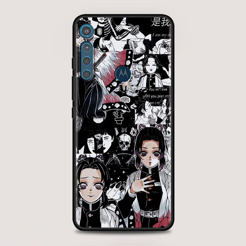 Чехол Kimetsu No Yaiba Demon Slayer для MOTOROLA One Fusion для Moto G10 G9 G8 Plus Play Power One G20 G30 G40 G50 G60 Edge 20