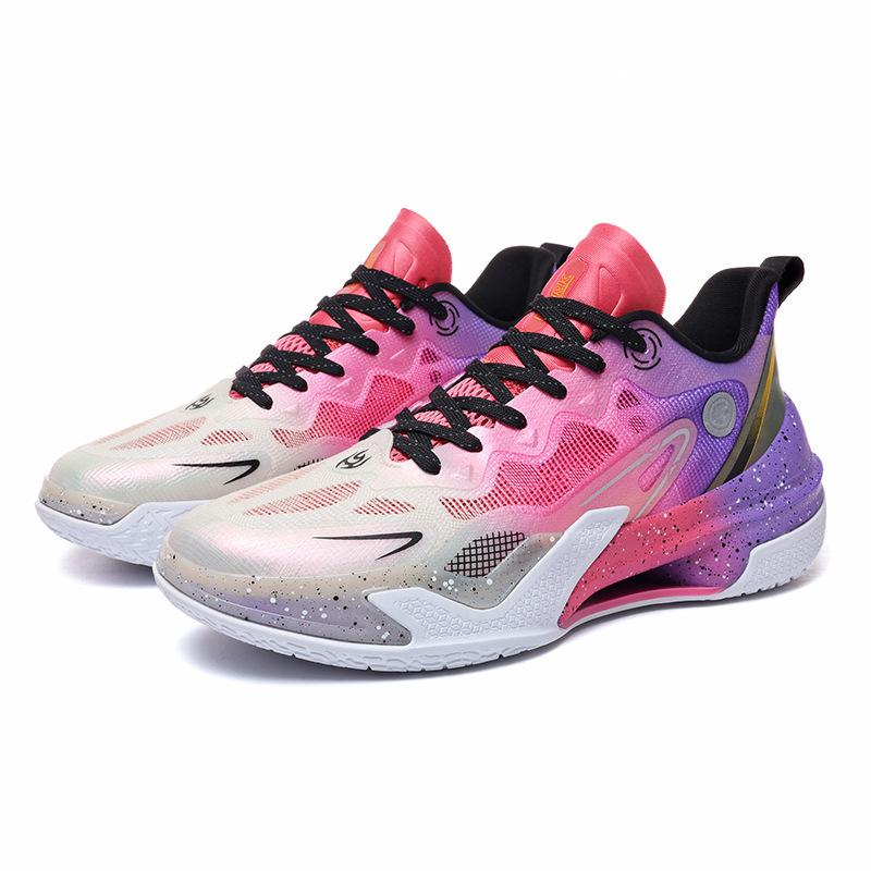 Mesh basketball shoes non-slip, wear-resistant and shock-absorbing professional combat shoes, middle school students sports shoes