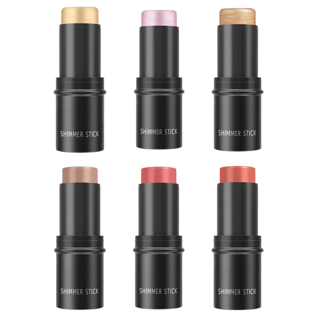 Blush and Bronzer Stick for Face | Non-Greasy, Hydrating Makeup with Natural Finish | Buildable Highlighter, Long-Lasting Cheek Color