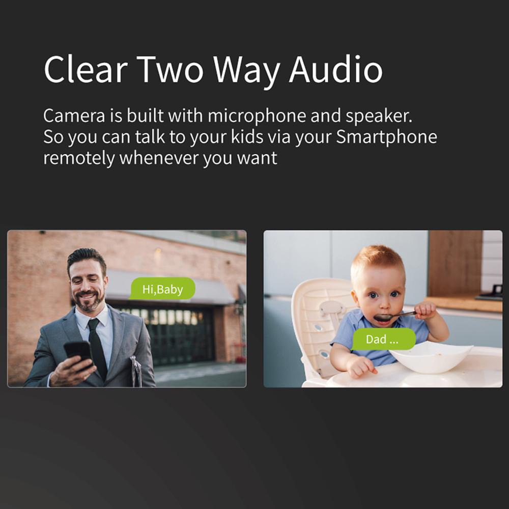Домашняя безопасность WIFI камера 1080P беспроводная IP камера детский монитор с отслеживанием движения