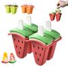 Форма для кубиков льда в форме фруктов, Летняя вечеринка, Лотки для льда, Легкое извлечение, Защита от проливания, Переносной генератор кубиков льда для пикника, DIY Мороженое на палочке