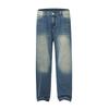 Spring and Autumn New American Retro Washed Jeans Men's Loose Straight Wide Legs
