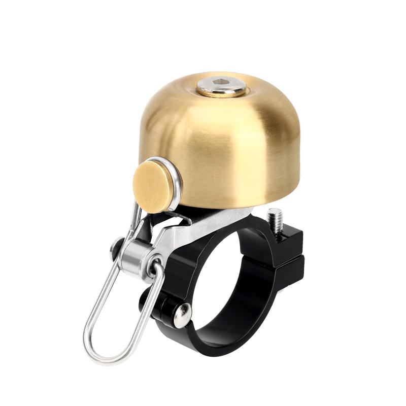 Ретро велосипедный звонок медный классический чистый громкий звук горный велосипед руль кольцо гудок безопасность шоссейный велосипедный предупреждающий сигнал