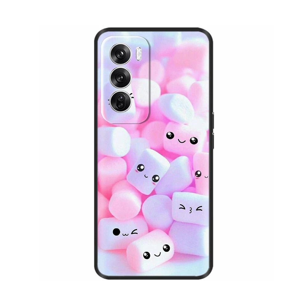 Phone Case For Oppo Reno12 Pro 5G Case Bumper Cute Cartoon Soft Silicone Back Cover For Oppo Reno 12 5G Fundas reno 12 Pro Coque
