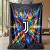 Juventus FC Theme blanket Soft Flannel Blanket Plush Throw Blanket Cozy Sofa Bed Blanket for Home Decor