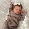 49 Cm Cloth Body Visible Veins Simulation Doll 19 Inch Bebe Newborn Reborn Doll Laura Handmade 3D Painted Skin Already Finished Realistic Baby Dolls