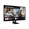 LG 32SR50F-B Smart Monitor 32" IPS Full HD webOS23 Bluetooth Speakers and Remote Control Black