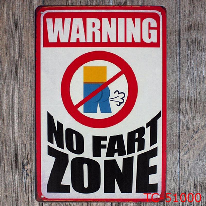 Custom Gun Humor Tin Sign for Restaurant, Bar, or KTV Decor