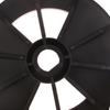 Black Plastic Heat Dissipation Engineering Fan Blade Air Compressor Fan Replacement Direct