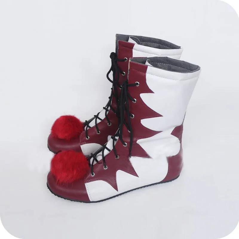 Модные женские ботильоны, костюмы, реквизит для взрослых, ботинки для косплея, аксессуары, обувь, ботинки для девочек, женская обувь для Хэллоуина, мужская обувь, белые ботильоны