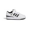 Adidas Forum Low J White Black Детские кроссовки Cloud-White Core-Black IF2651