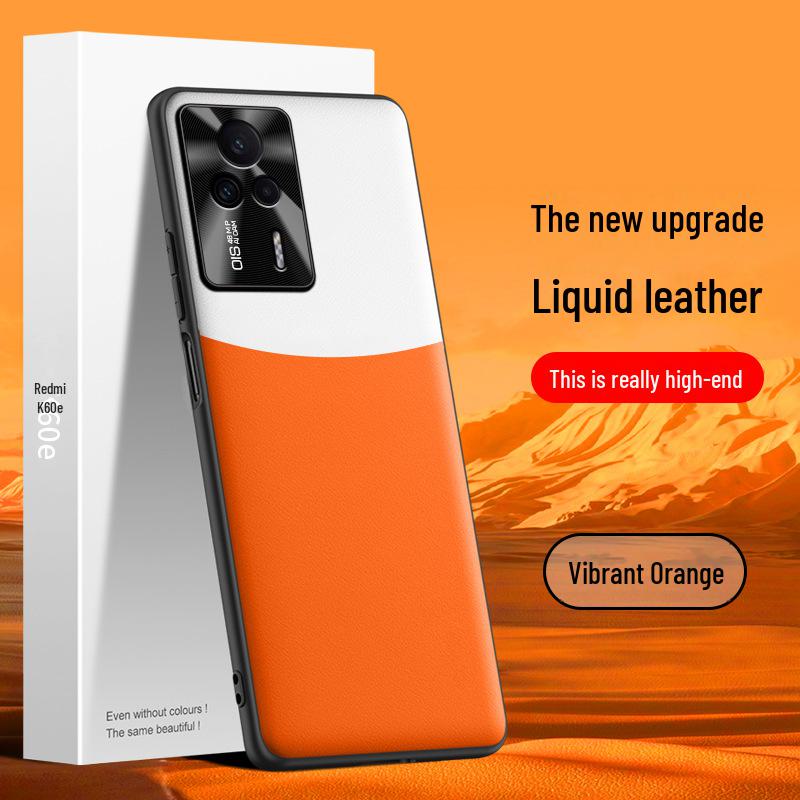 Redmi K60e Защитный чехол из жидкой кожи от падения — цельный дизайн