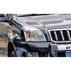 Накладка на фары для Toyota Land Cruiser Prado J120 2003~2009 Прозрачный корпус Стекло рассеивателя передних фар Колпак лампы