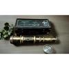 Engraved Brass Pocket Telescope - Pirate Spyglass, Nautical Telescope with Hardwood Box - Perfect for Boating, Retirement, Christmas, Gifts