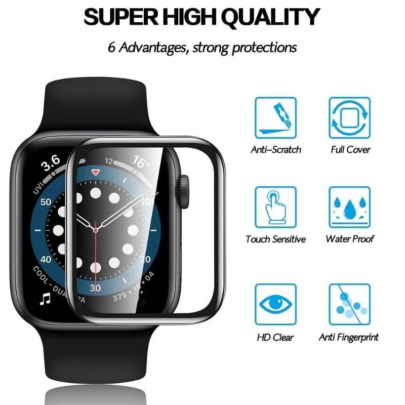 9D Full Cover Film Protector Screen для Apple Watch 10 49 мм 46 мм 42 мм Мягкая пленка для IWatch Series 9 41 мм 45 мм Ultra 2 49 мм Защитная пленка, а не стекло