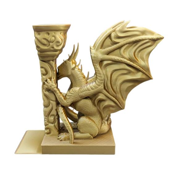 Готические подставки для книг в виде дракона, средневековые 3D-печатные подставки для книг в виде статуи дракона для домашнего офиса, книжных полок, декора гостиной