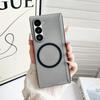 Магнитный чехол для телефона, матовый, полупрозрачный, для Samsung Galaxy Z Fold 7 6 5 4, с поддержкой беспроводной зарядки и защитной крышкой для шарнира