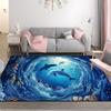 Sea 3D Vision Carpet Modern Living Room Decoration Thick Short Plush Area Rug Children's Bedroom Play Crawling Mat Large Rug
