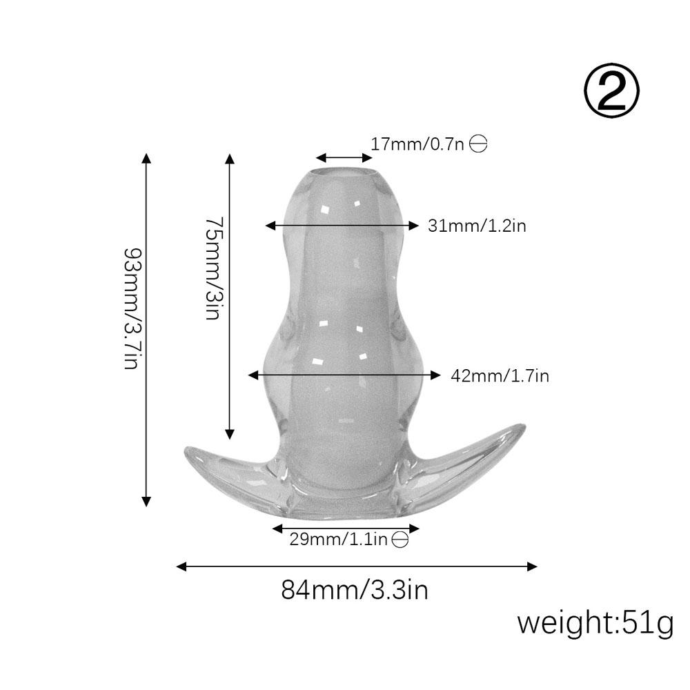Полая туннельная анальная пробка с соответствующим стопором Анальная пробка с нитью Анальная пробка Секс-игрушки Анальные пробки Тренировочный набор для начинающих Продвинутые пользователи Взрослая секс-игрушка