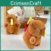 Charming Capybara French Fries Plush Toy Keychain Perfect Gift For Kids And Collectors