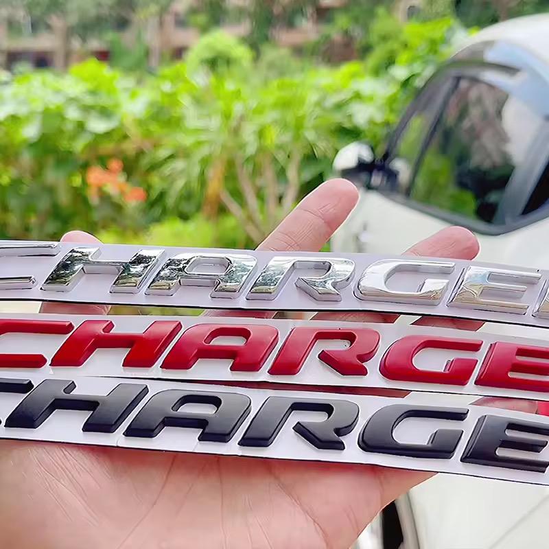 Car Sticker Metal Alloy 3D Badge Car Modification Accessories Rear Marked Side Marking Decorative Car-Sticker For Dodge Charger E3