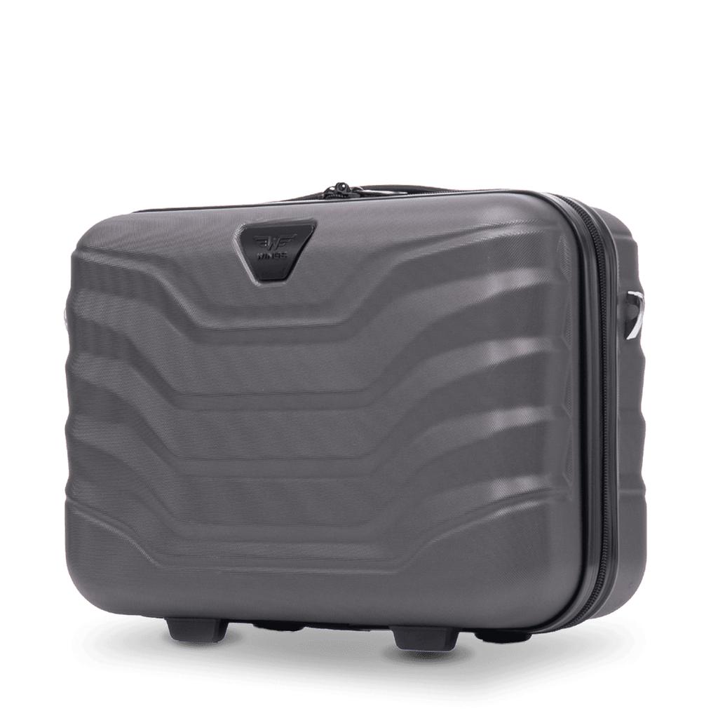 Wings Peafowl Travel Case 14" Dark Grey Cosmetic Bag