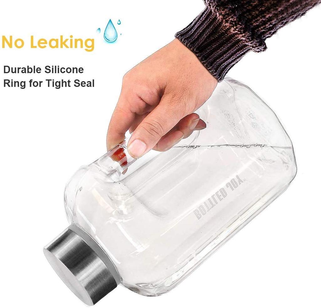 VENNERLI Water and Large Wide Direct Easy to Suitable for and Outdoor Water Bottle Bottle, 2200ml/2500ml (Safe BPA-Free), Capacity, Mouth, Drinking,